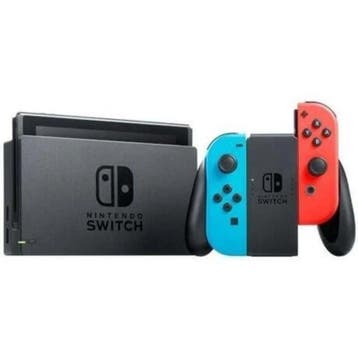 Nintendo Switch Console Set Blauw / Rood (Third Party Con..., Games en Spelcomputers, Ophalen of Verzenden, Zo goed als nieuw