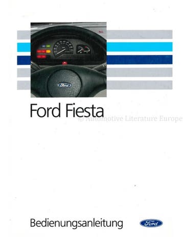 1993 FORD FIESTA INSTRUCTIEBOEKJE DUITS, Auto diversen, Handleidingen en Instructieboekjes