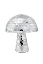 Paddenstoel 25 cm Spiegeltjes Zilver Zwam Discobal Pop Beeld, Ophalen of Verzenden, Nieuw