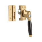 Raamsluiting met slot en ventilatiestand rechts messing g..., Ophalen of Verzenden, Schuif of Grendel