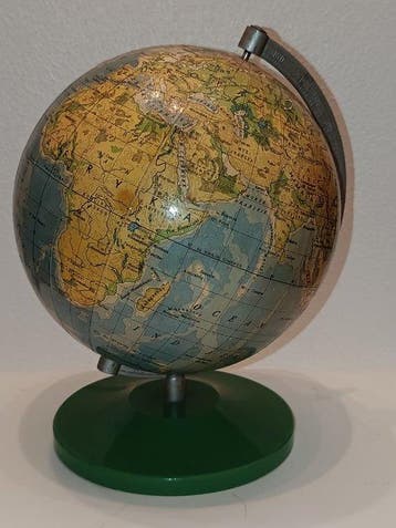 Terrestrial table globe, Didactische wereldkaart PPWK