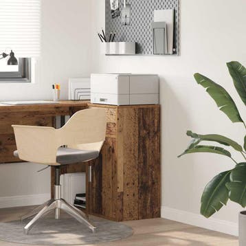vidaXL Dressoir met lade Oudhout 38 x 34 x 75 cm, Verzenden, Nieuw