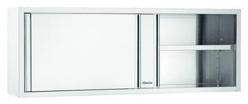 RVS wandkast met schuifdeuren | 1 verstelbare tussenschap |, Verzenden, Nieuw in verpakking