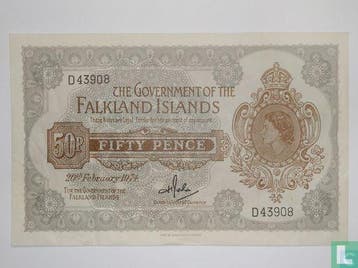 Falkland Islands - British Overseas Territories - Falklan..., Postzegels en Munten, Bankbiljetten | Amerika, Verzenden, Los biljet