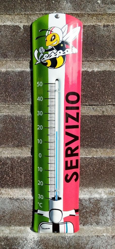 Vespa servizio thermometer, Collections, Marques & Objets publicitaires, Envoi