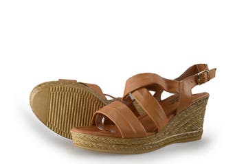 Omoda Espadrilles in maat 37 Bruin, Verzenden, Espadrilles