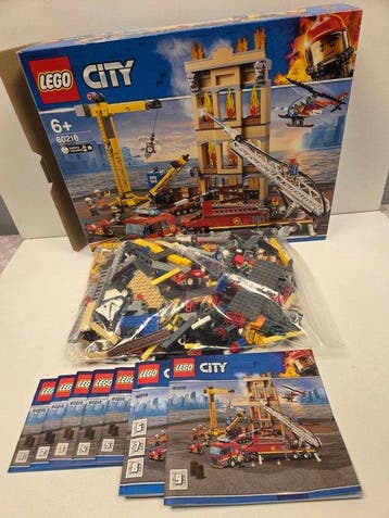 Lego Set - 60216 - City - LEGO Brandweerkazerne in de stad, Nieuw