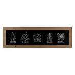 Krijtbord Steigerhout 40x130cm, Huis en Inrichting, Verzenden, Nieuw