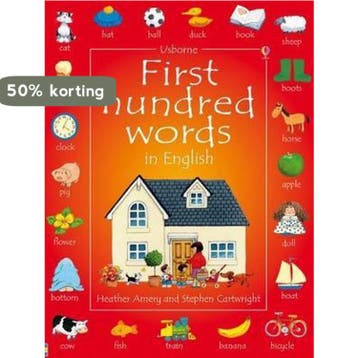 First Hundred Words in English 9781409510307 Heather Amery, Verzenden, Gelezen, Heather Amery