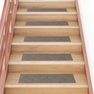 vidaXL Trapmatten zelfklevend 30 stuks 76x20 cm beige, Verzenden