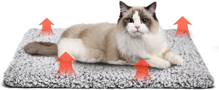 Kattenmand - Kattenbed - 50x70 cm - Grijs - Nobleza, Dieren en Toebehoren, Hondenmanden, Nieuw, Verzenden