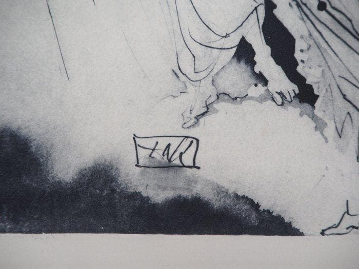 Salvador Dali (1904-1989) - Enfer 21 : Le Diable noir, Antiek en Kunst, Antiek | Overige Antiek