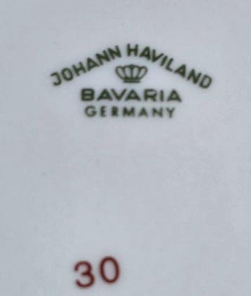 Johann Haviland - Service de table (53) - Porcelaine - Gold, Antiquités & Art