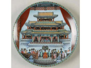 Scenes from Summer Palace Jingdezhen, The great stage #4468, Ophalen of Verzenden