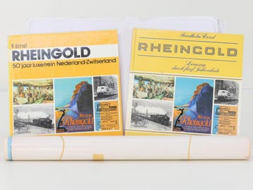 Boekenset Rheingold – luxe trein Nederland–Zwitserland (, Ophalen of Verzenden
