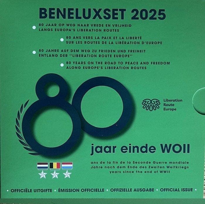 Benelux. Benelux set 2025 (Sans prix de réserve), Postzegels en Munten, Munten | Europa | Niet-Euromunten