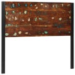 vidaXL Hoofdeinde 120 cm massief gerecycled en ijzer, Verzenden, Nieuw
