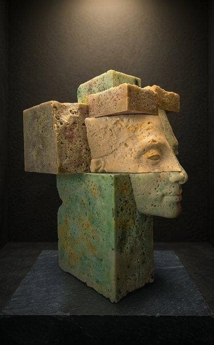 Matteo Ciffo - Frammenti - Nefertiti, Antiek en Kunst, Kunst | Designobjecten