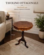 Middentafel - Hout - Achthoekige salontafel