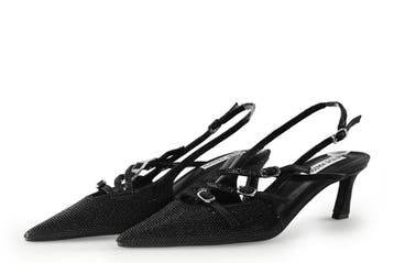 Steve Madden Slingbacks in maat 38 Zwart, Verzenden