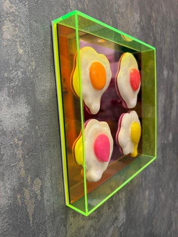 KIRAS - “Colazione Pop – Double Eggs” lime