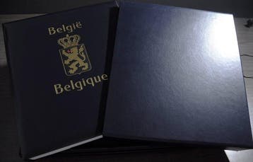 Accessoires België - Een leeg luxe DAVO album met cassette, Timbres & Monnaies, Timbres | Europe | Belgique