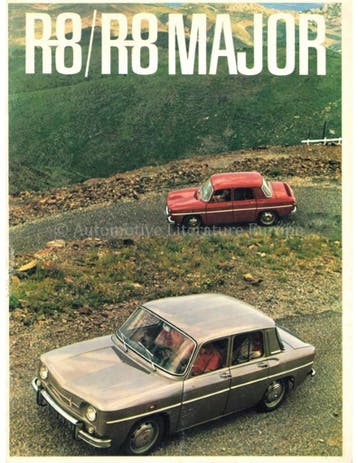 1964 RENAULT R8 MAJOR BROCHURE NEDERLANDS, Ophalen of Verzenden, Nieuw