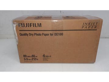 Fujifilm DE100 - Papier 250G Brillant 89mmx65m, Informatique & Logiciels, Verzenden