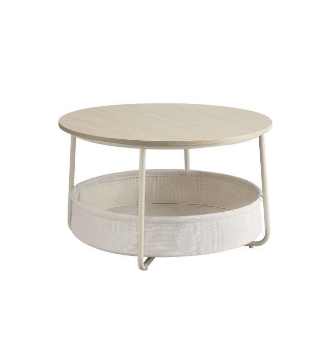 VASAGLE ronde Salontafel met opbergbak – diameter 75 cm -, Maison & Meubles, Tables | Tables de salon, Envoi
