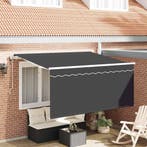 vidaXL Inklapbare Luifel Antraciet 300 x 200 cm Polyester en, Verzenden
