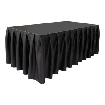 WENTEX® Stage Skirt MCS 300 g/m² Zwart - 620 x 40 cm (B x H), Verzenden