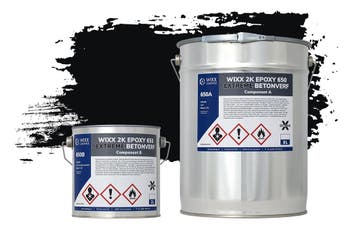 Wixx 2K Epoxy 650 Extreme Betoncoating RAL 9005 | Gitzwart, Doe-het-zelf en Bouw, Verzenden, Nieuw