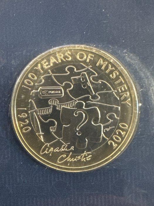 Verenigd Koninkrijk. 2020 Agatha Christie - 100 Years of, Postzegels en Munten, Munten | Europa | Niet-Euromunten