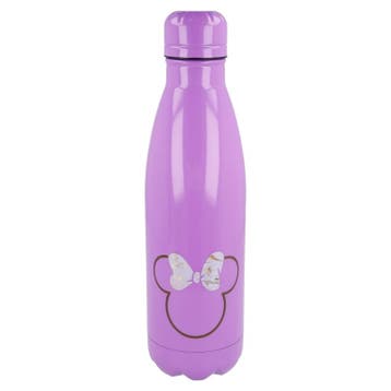 Disney Minnie Mouse Metalen Waterfles Paars, Ophalen of Verzenden, Nieuw