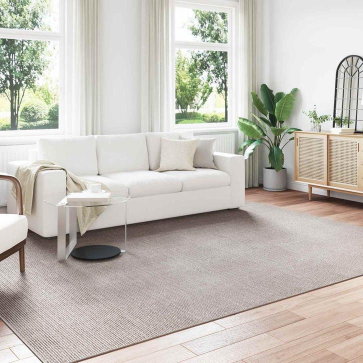 vidaXL Vloerkleden LUGO Crème en Taupe 340 x 240 cm, Huis en Inrichting, Stoffering | Tapijten en Vloerkleden, Nieuw, Verzenden