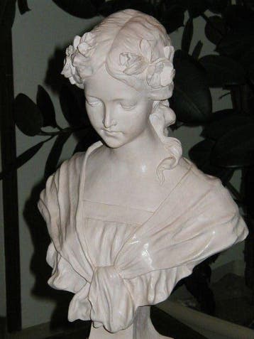 sculptuur, Marianne - 47 cm - stucoplaten