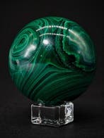 *** GEEN RESERVE*** Natuurlijke malachietbol – Bescherming,