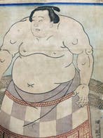 Sumo Yokozuna / Japanese Antique Woodblock Print - Yokokawa
