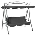 vidaXL Schommelbank voor buiten met dak 198x120x205 cm staal, Tuin en Terras, Verzenden, Nieuw