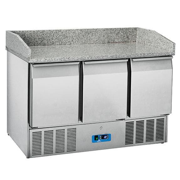 Pizzawerkbank | 350L | 3 Deuren (1/1 GN) | 0°C/+8°C |, Zakelijke goederen, Horeca | Keukenapparatuur, Nieuw in verpakking, Verzenden