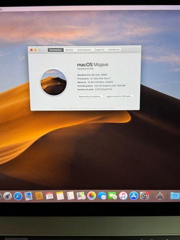 Apple Macbook pro 15 touchbar - Laptop
