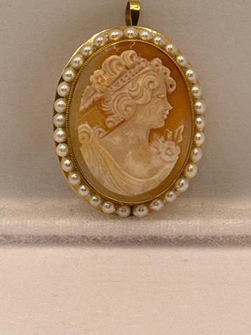 Broche - 18 carats Or jaune