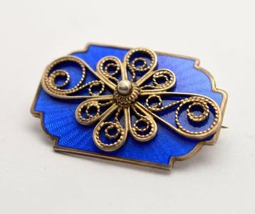 Zonder minimumprijs - Broche 925 Zilver - Noorwegen - Ivar