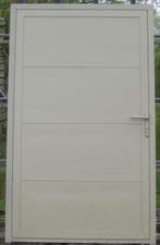 aluminium buitendeur , achterdeur , deur 125 x 206, Gebruikt, 120 cm of meer, Ophalen of Verzenden, Buitendeur