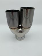 Sierstuk black pearl RVS Dubbel Rond – versprongen – 2 x 76, Ophalen of Verzenden