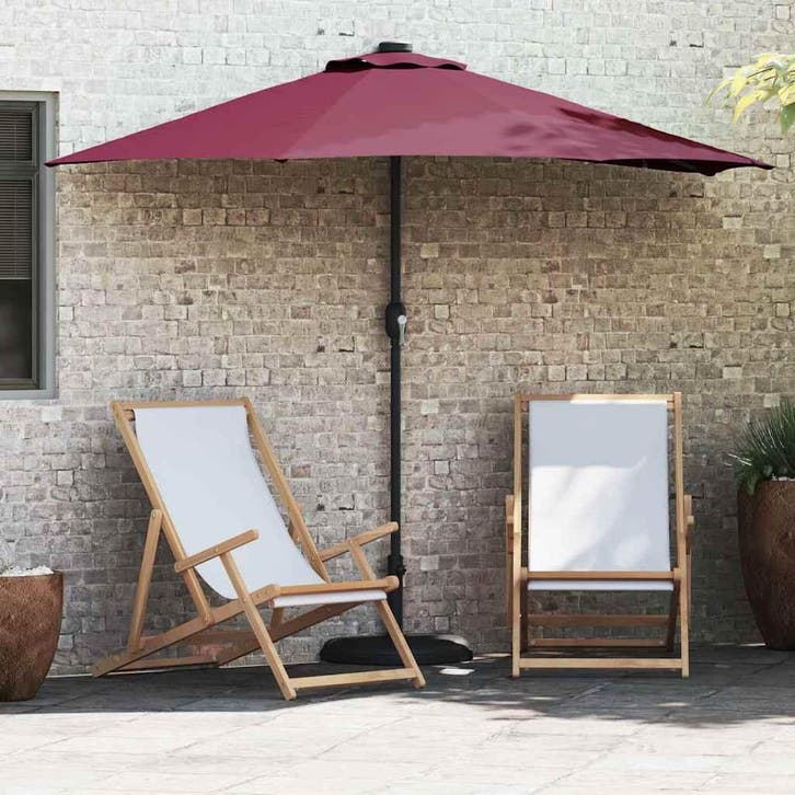 vidaXL Tuinparasol Bordeaux Rood 294 x 150 x 224 cm, Tuin en Terras, Parasols, Nieuw, Verzenden