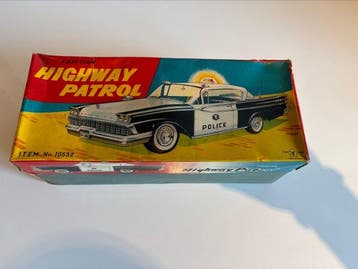 made in Japan - Voiture miniature (3) - politie, brandweer, Antiek en Kunst