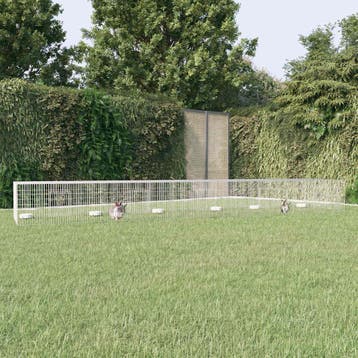 vidaXL Konijnenkooi met 5 panelen 541x109x54 cm, Animaux & Accessoires, Verzenden