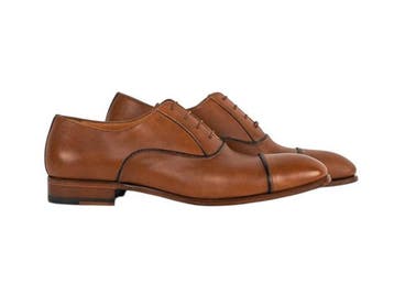 TESTONI - 8 UK - 42 IT - 1929 Iseo Oxford Shoes Goodyear, Nieuw
