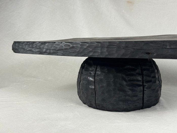 Table dappoint - Table basse - Shou Sugi Ban - Fabriqué en, Antiek en Kunst, Curiosa en Brocante